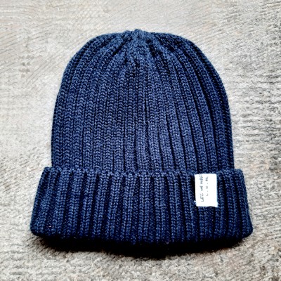 Gorro canalé marino