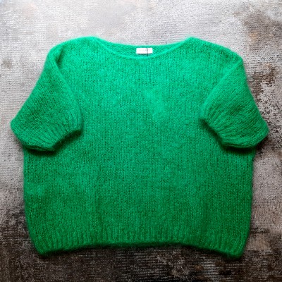 Jersey mohair verde