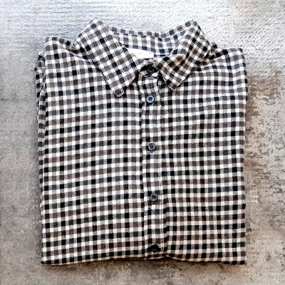 Camisa cuadros marrón