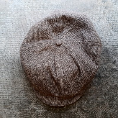 Gorro espiga marrón